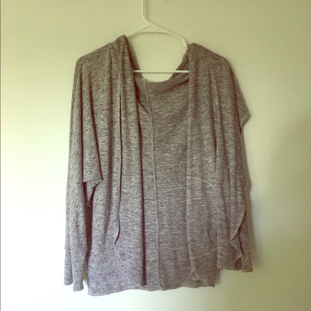 Thin Marbled Grey Cardigan